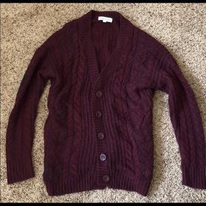 Oversized Urban Outfitters Maroon Sweater